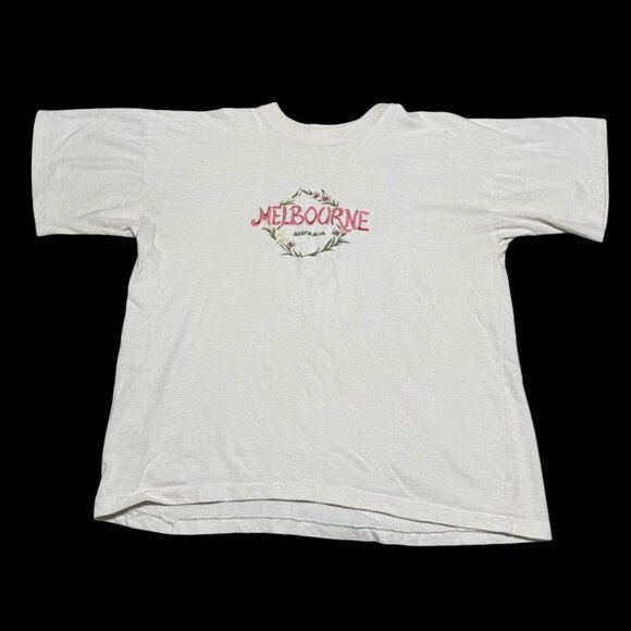 Vintage 90s EMU Melbourne Australia Embroidered‎ Shirt Adult Boxy Small - Picture 1 of 7